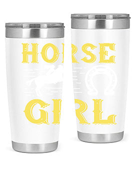 horse girl Style 51#- horse- Tumbler