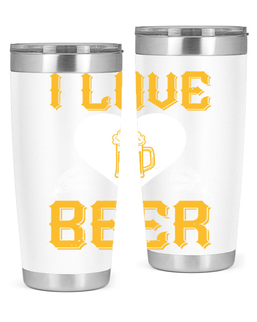 i love beer 74#- beer- Tumbler