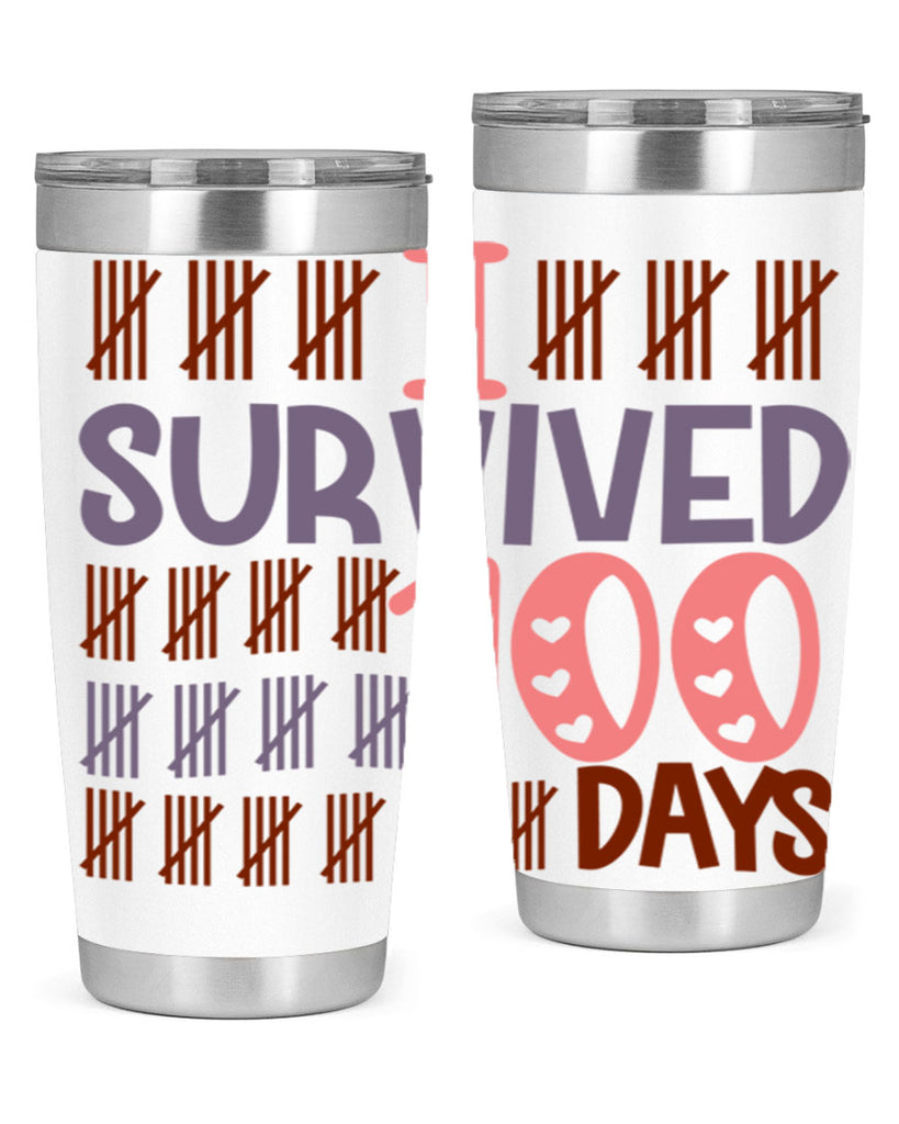 i survived 100 days 13#- 100 days of school- Tumbler