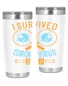 i survived corona virus Style 34#- corona virus- Cotton Tank