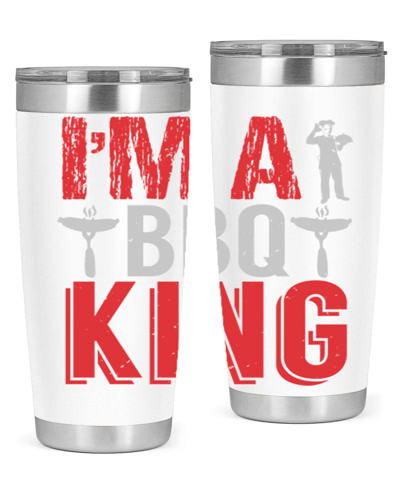 im a bbq king 34#- bbq- Tumbler