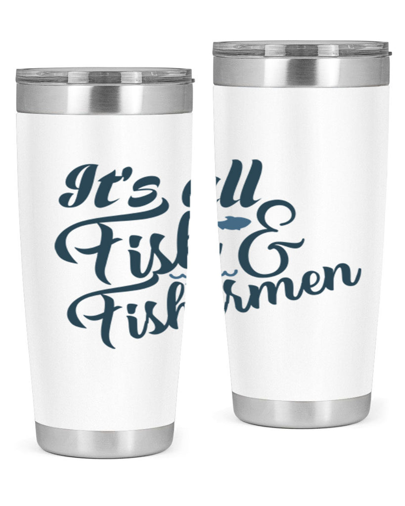 its all fish 80#- fishing- Tumbler