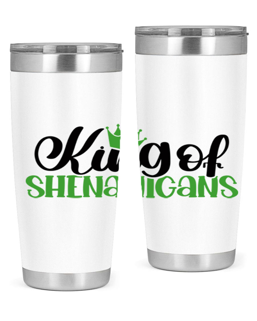 king Of Shenanigans Style 74#- St Patricks Day- Tumbler