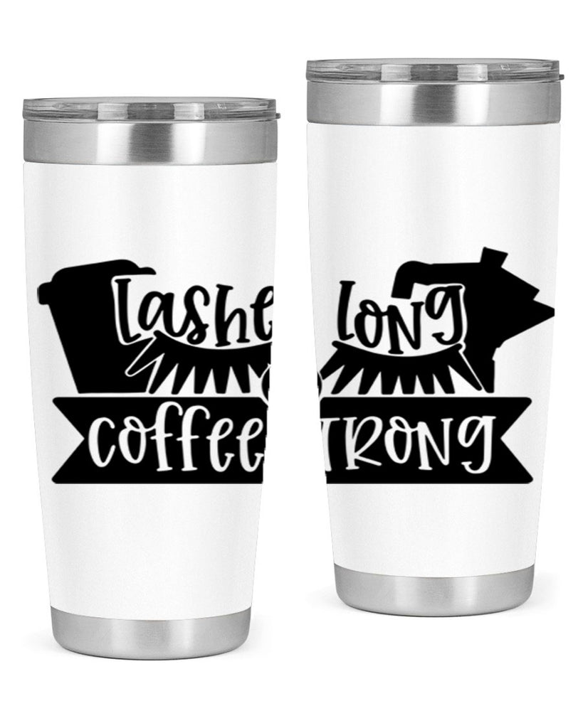 lashes long coffee strong 82#- coffee- Tumbler