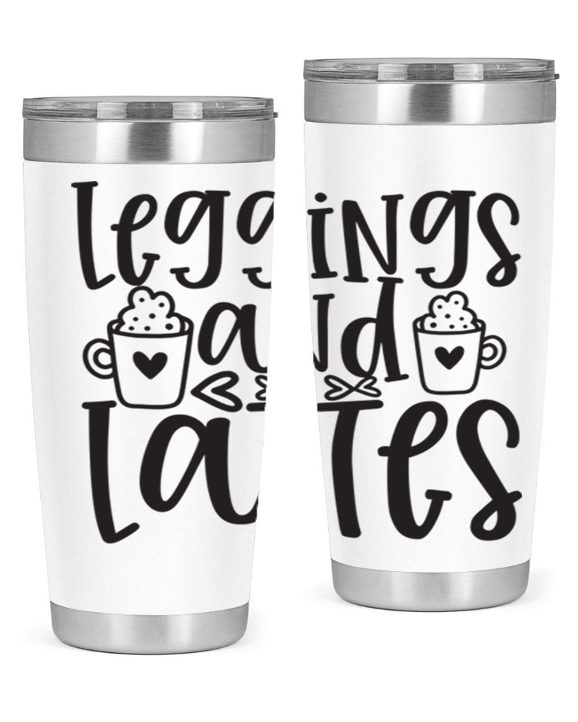 leggings and lattes 389#- mom- Tumbler