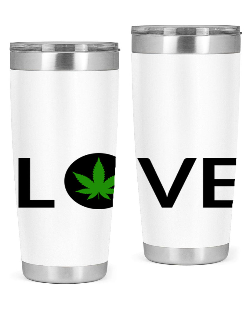 love cannabis 189#- marijuana- Tumbler