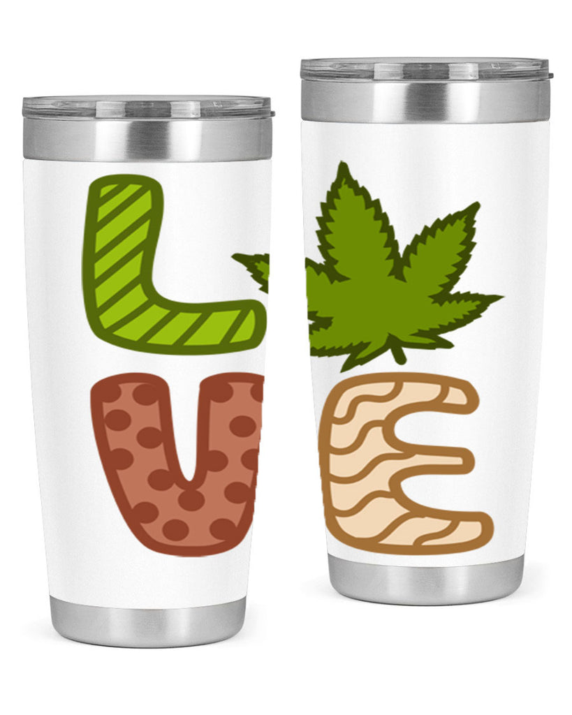 love weed 193#- marijuana- Tumbler