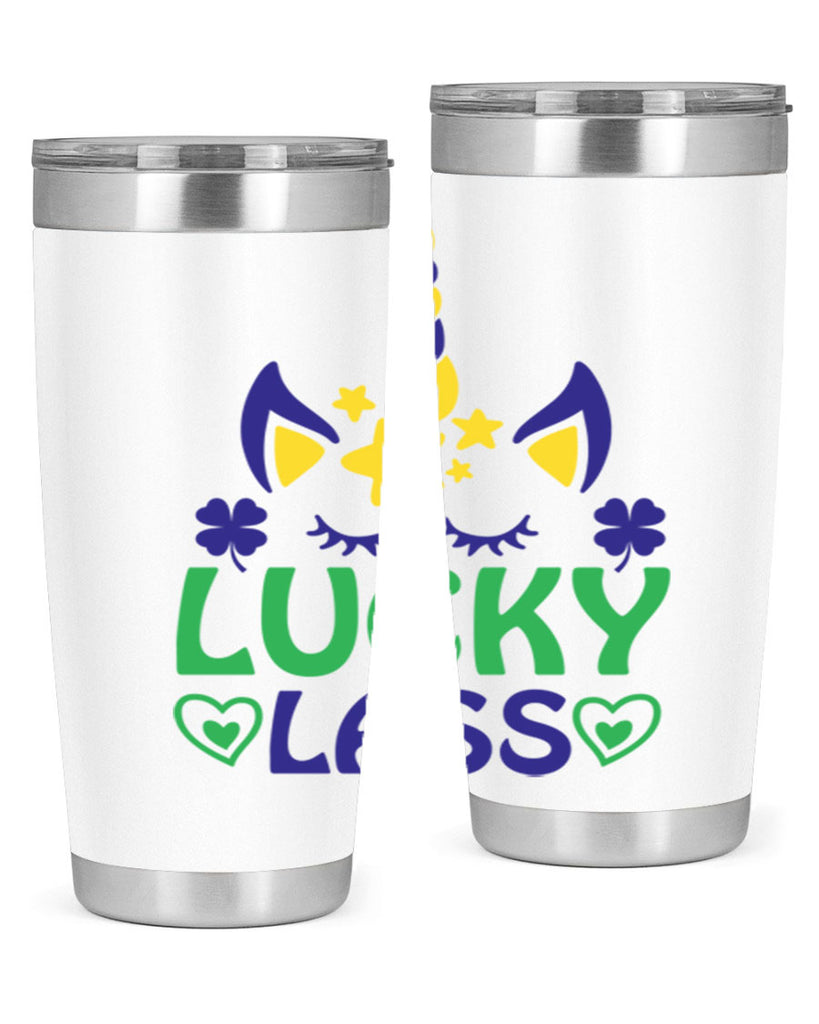 lucy lass 11#- mardi gras- Tumbler