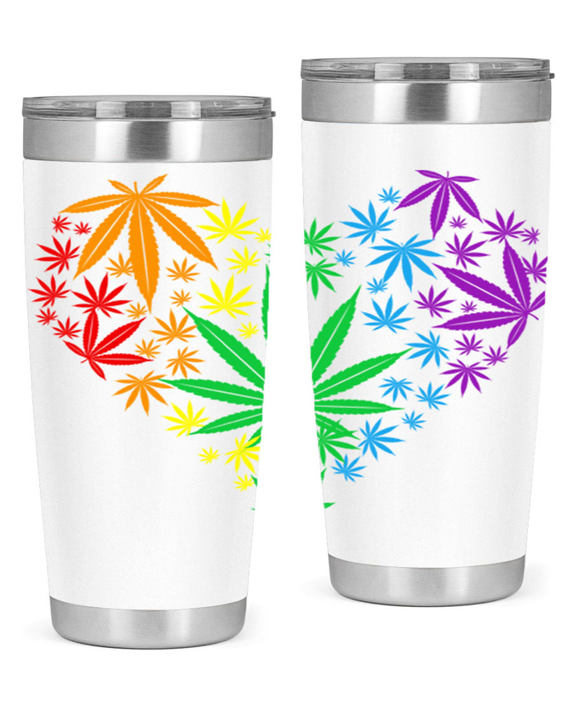 marijuana heart 200#- marijuana- Tumbler