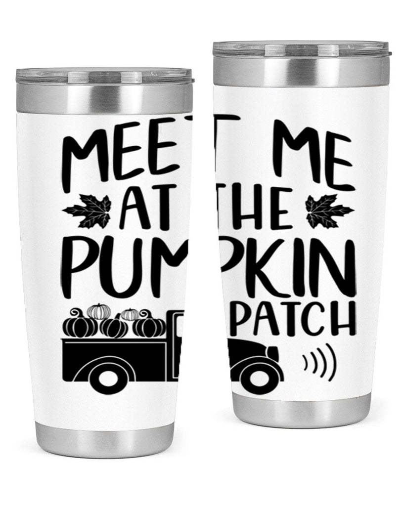meet me at the pumpkin patch 423#- fall- Tumbler