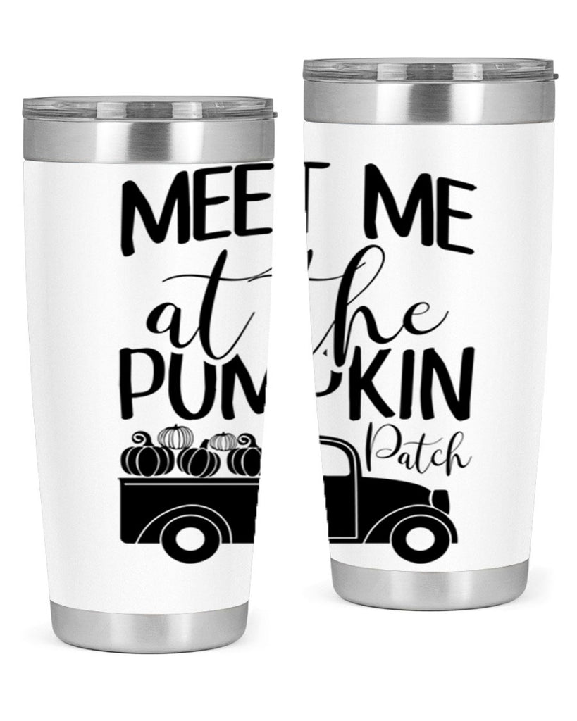 meet me at the pumpkin patch 424#- fall- Tumbler