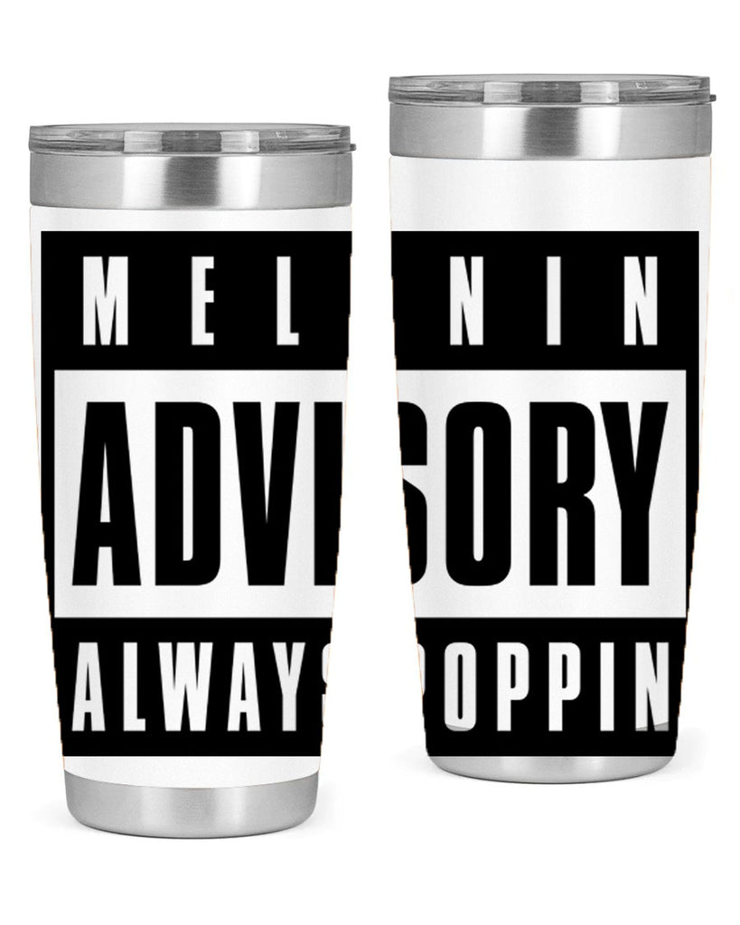 melanin advisory 80#- black words phrases- Cotton Tank