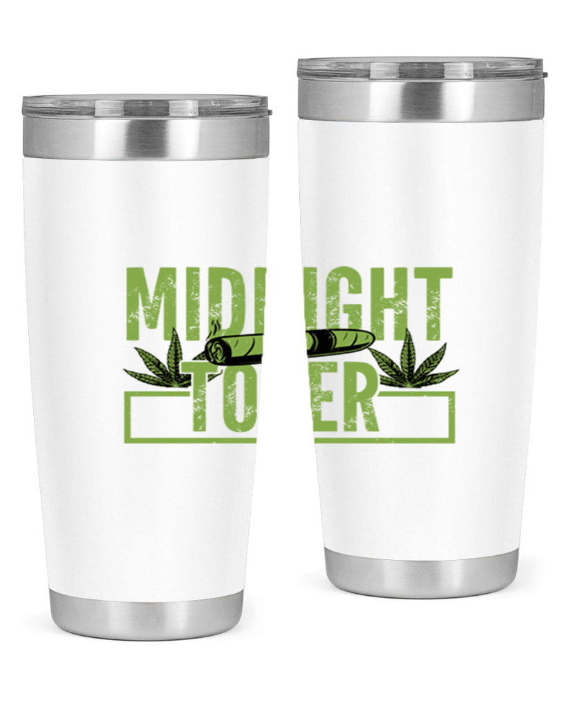 midnight toker 211#- marijuana- Tumbler