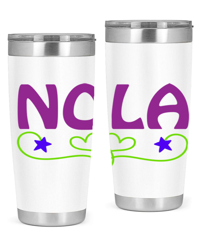 nola 5#- mardi gras- Tumbler