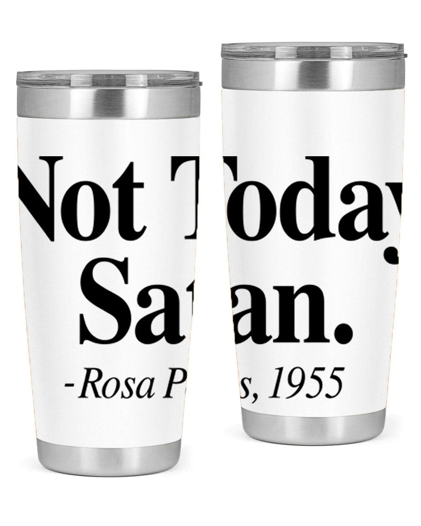 not today satan rosa parks 59#- black words phrases- Cotton Tank