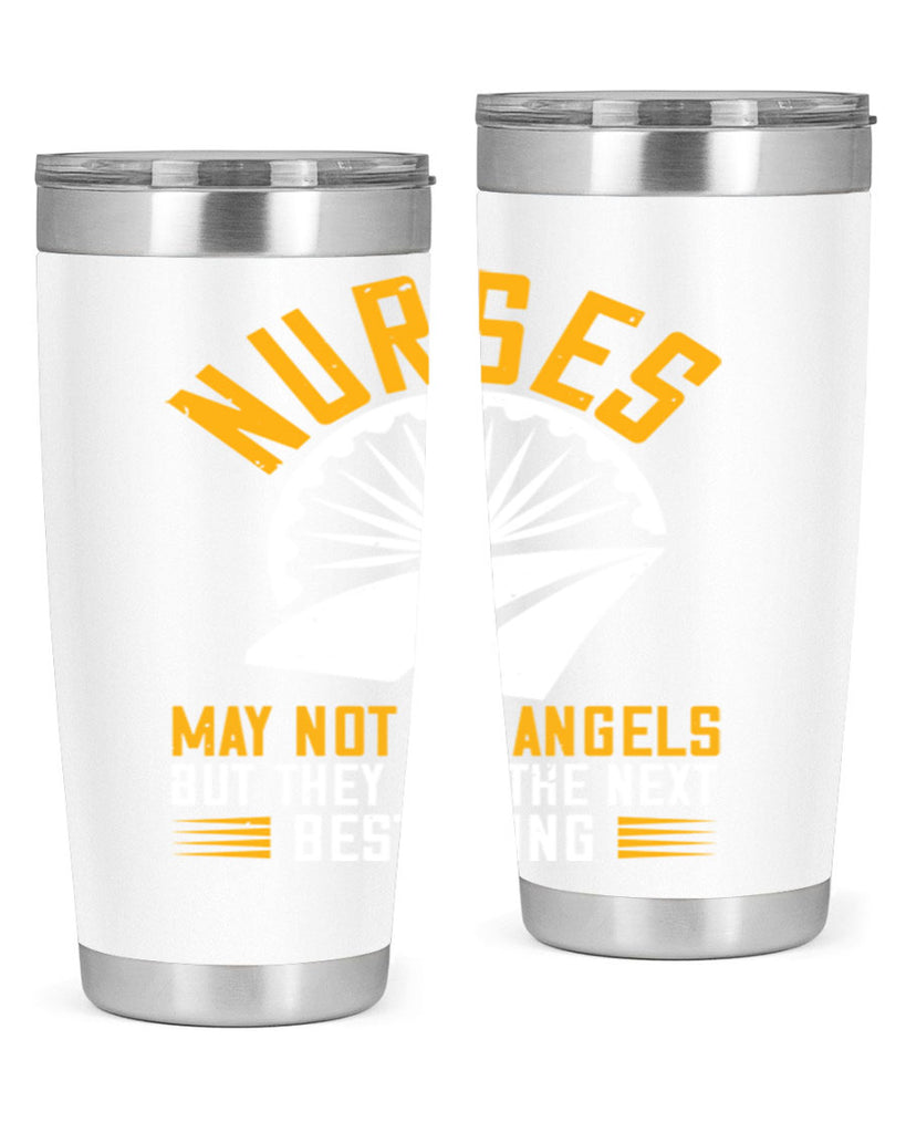 nurses may not be angels Style 265#- nurse- tumbler