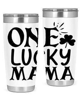 one lucky mama Style 34#- autism- Tumbler