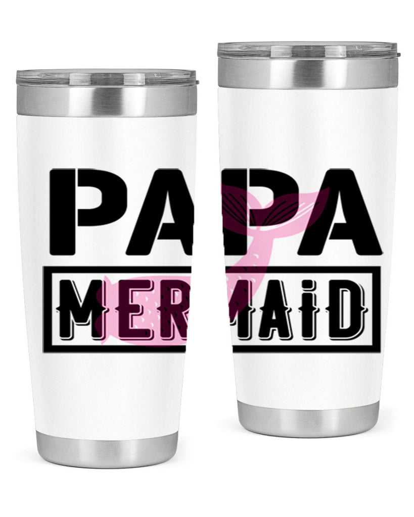 papa mermaid 533#- mermaid- Tumbler