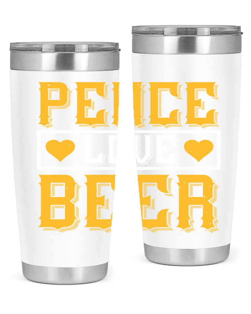 peace love beer 53#- beer- Tumbler