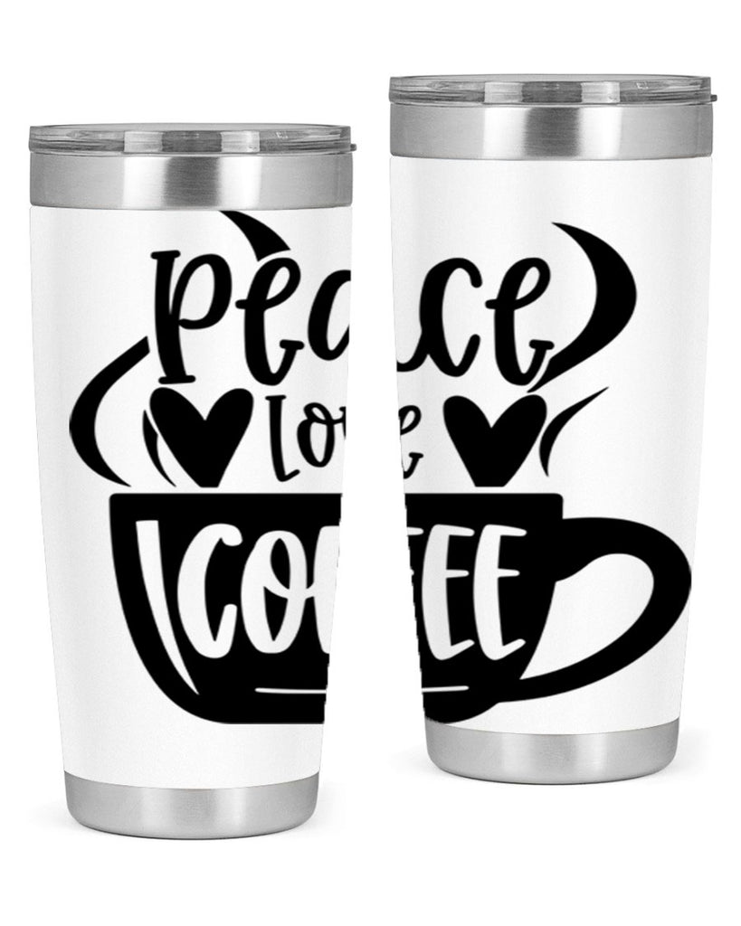 peace love coffee 48#- coffee- Tumbler