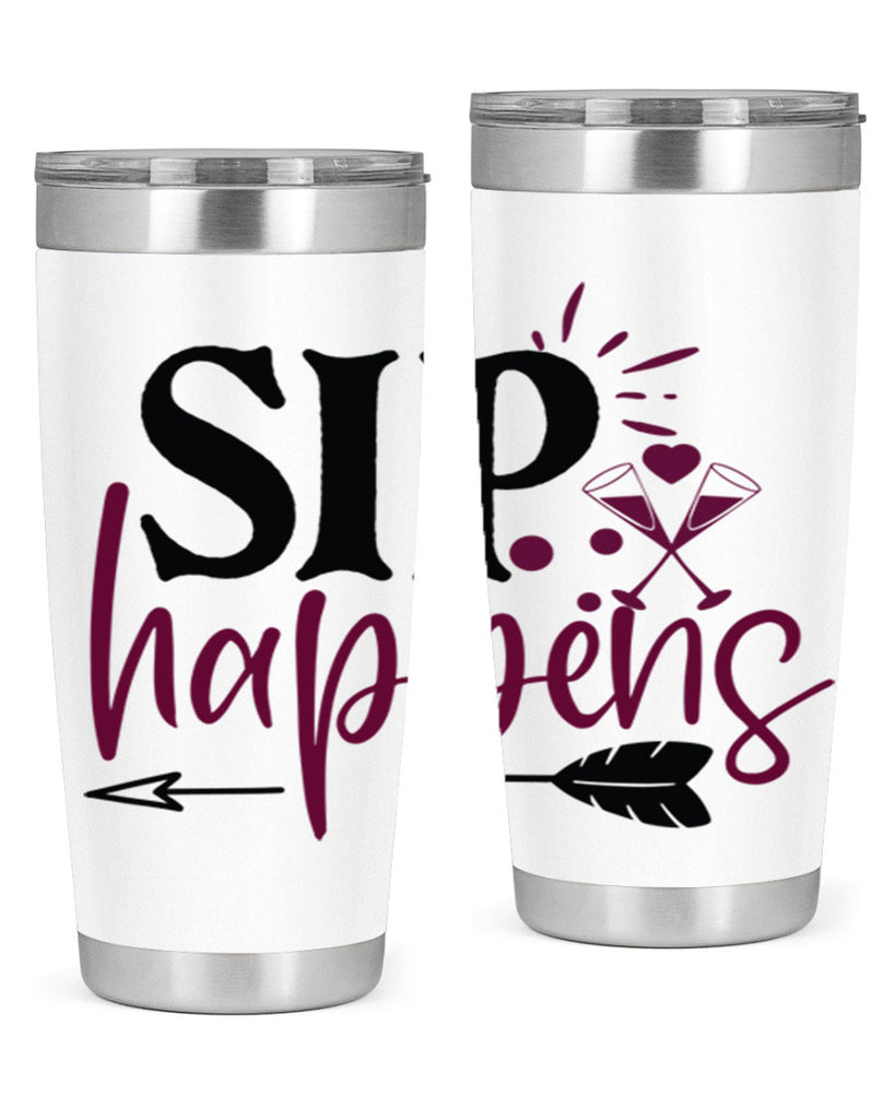 sip happens 164#- wine- Tumbler