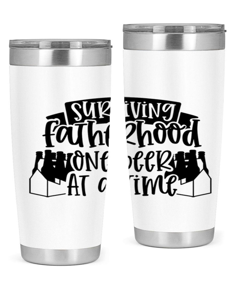 surviving fatherhood one beer at a time 19#- fathers day- Tumbler
