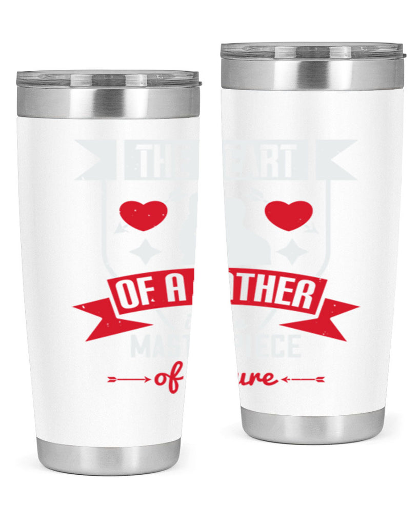 the heart of a father 159#- fathers day- Tumbler