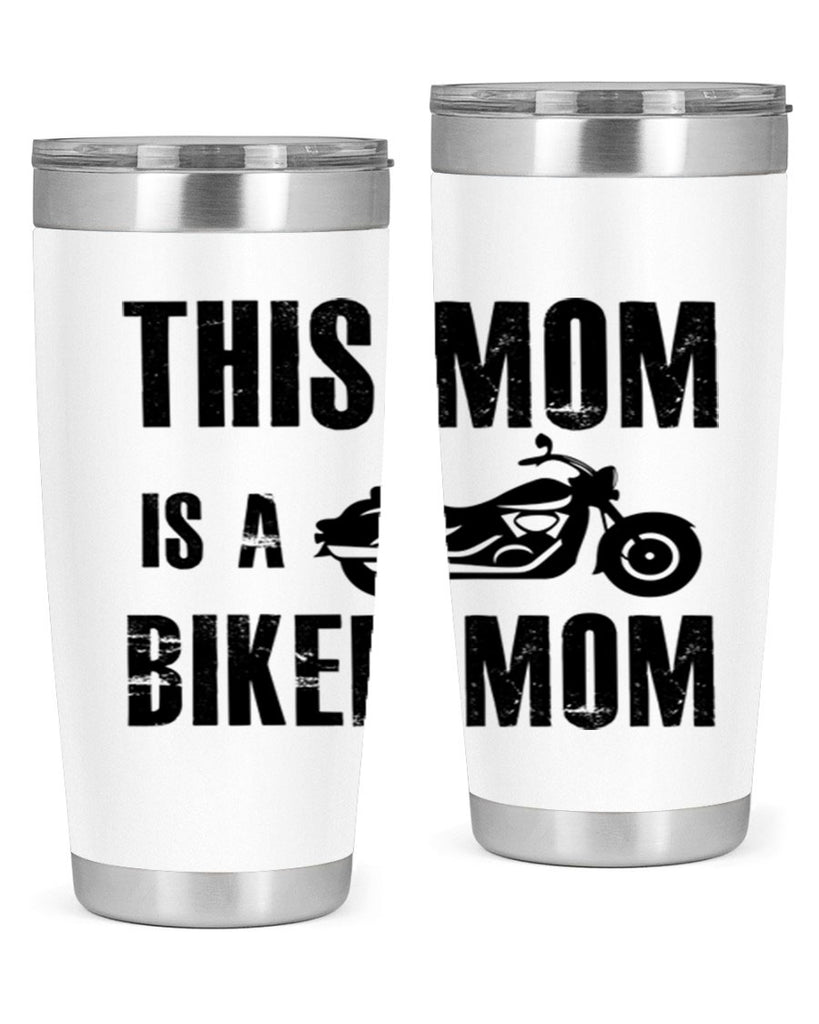 this mom is a biker mom 35#- mom- Tumbler