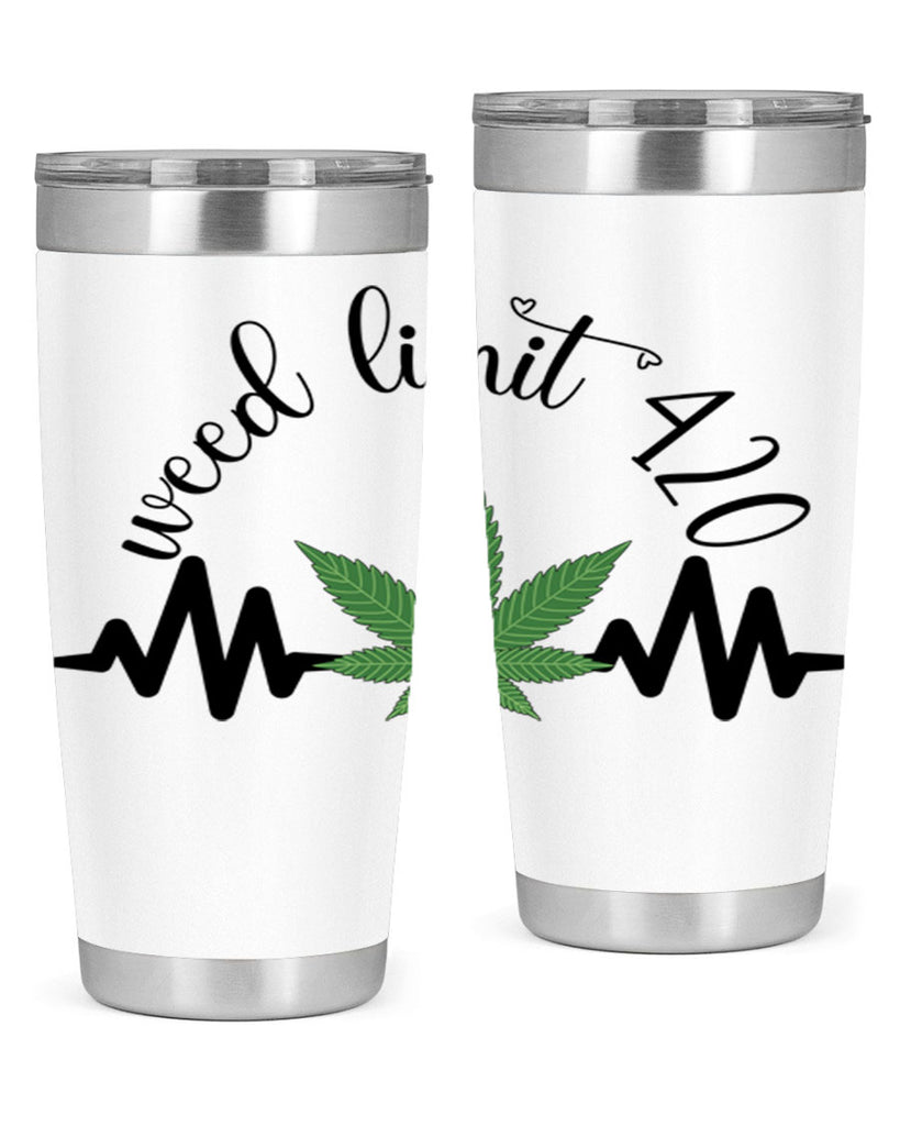 weed limit 420 cannabis heartbeat 292#- marijuana- Tumbler