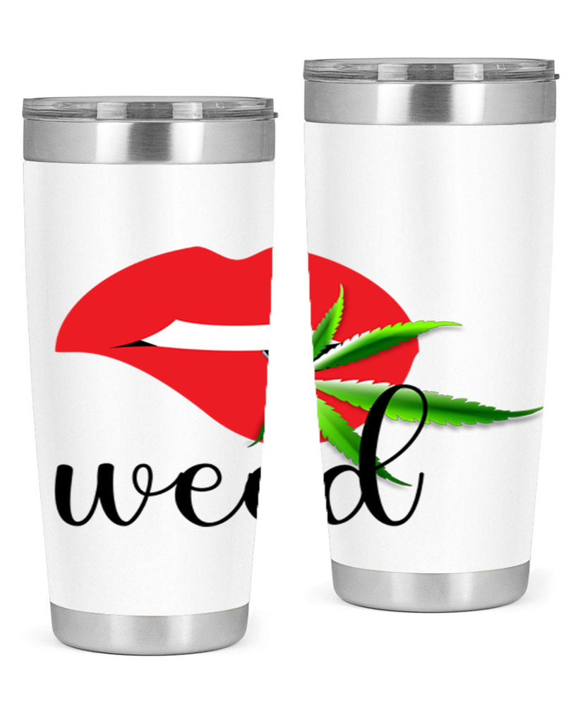 weed lips 297#- marijuana- Tumbler