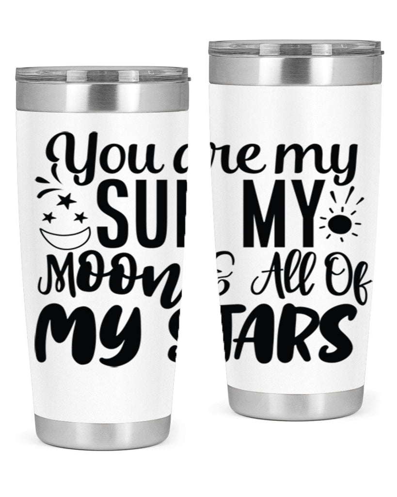 you are my sun my moon all of my stars 4#- family- Tumbler