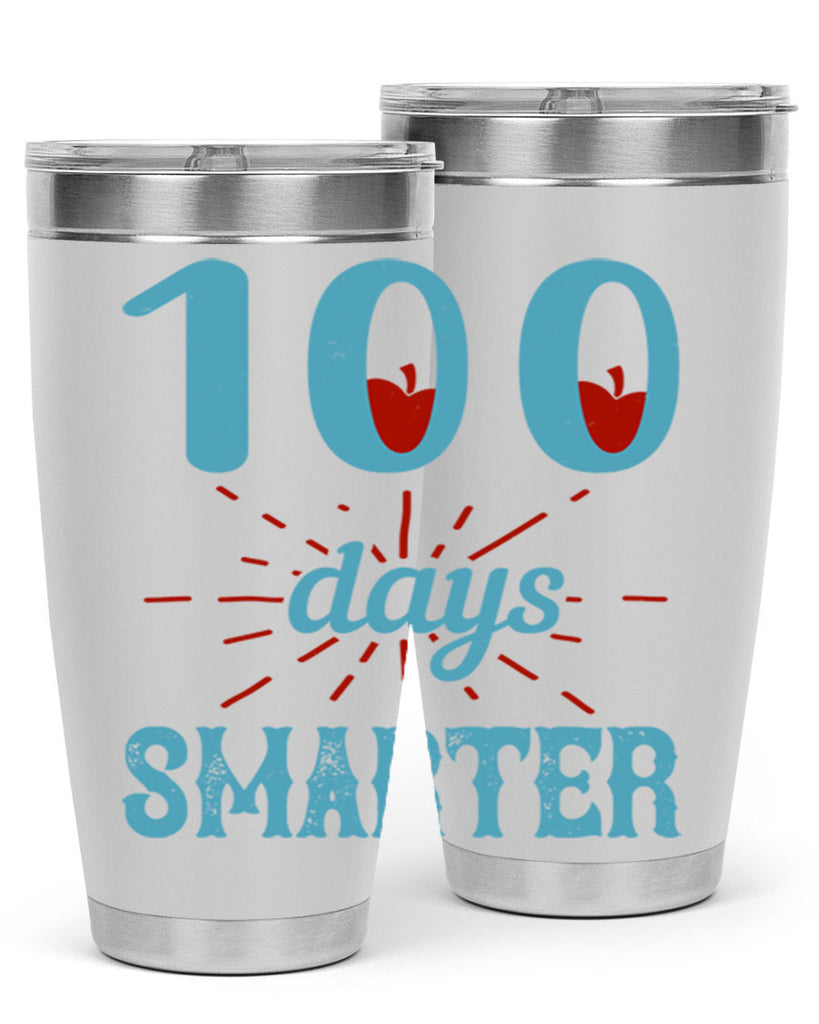 7 days smarter 47#- 100 days of school- Tumbler