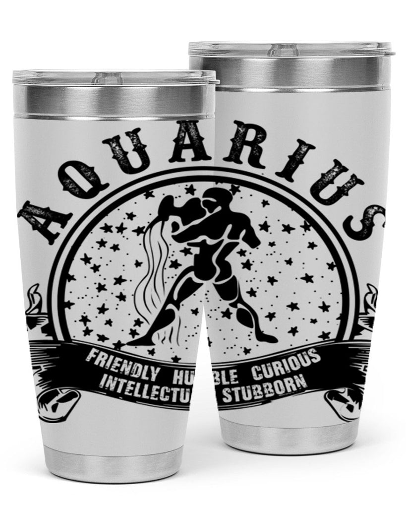 Aquarius 42#- zodiac- Tumbler