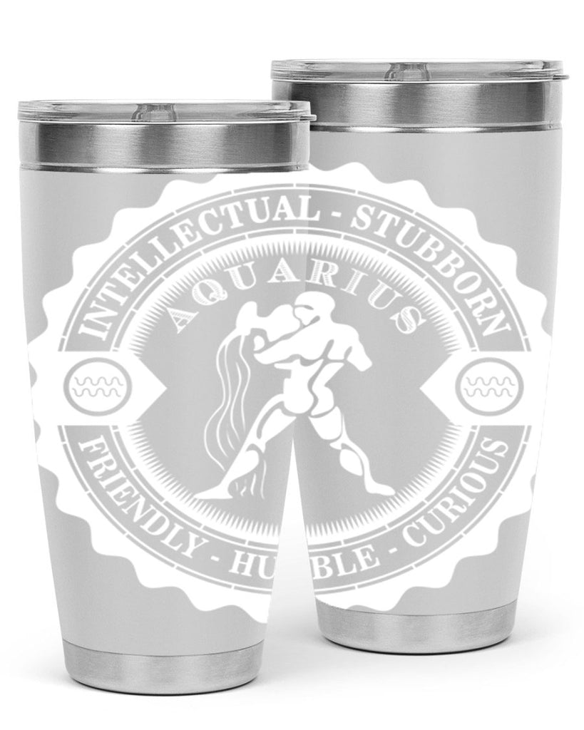 Aquarius 45#- zodiac- Tumbler