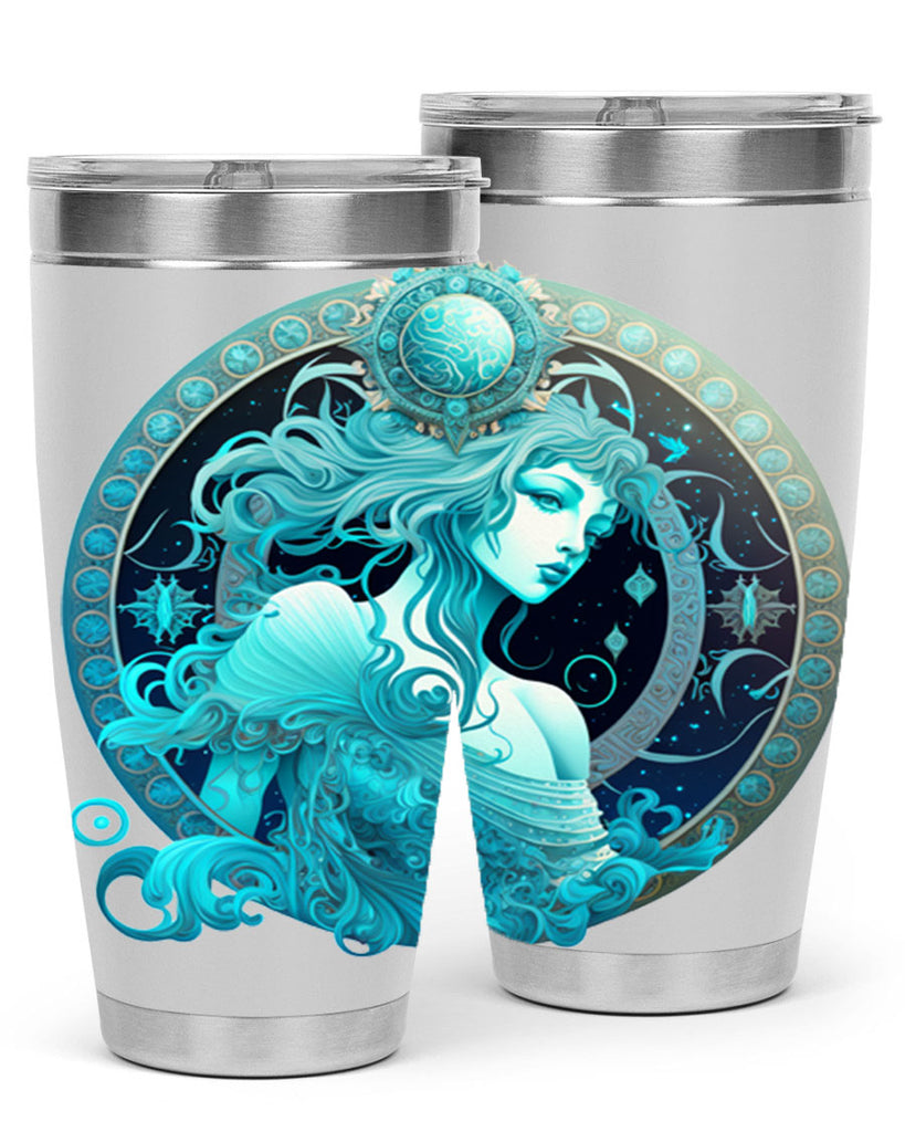 Aquarius 63#- zodiac- Tumbler