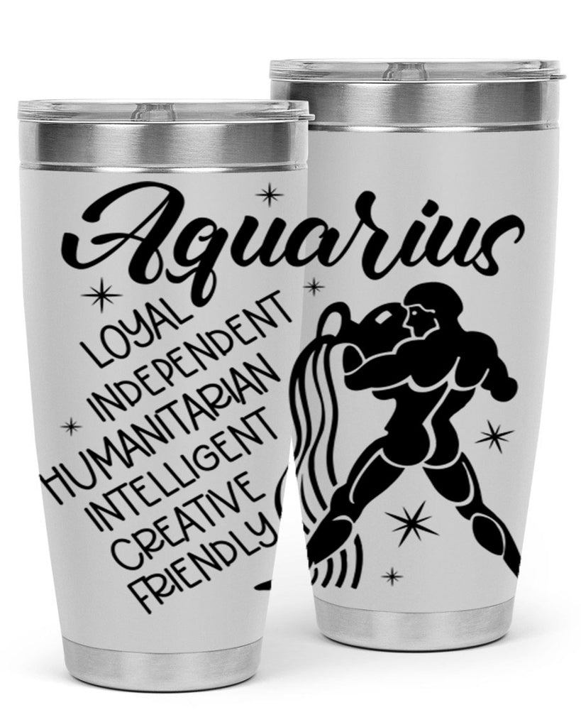 Aquarius 72#- zodiac- Tumbler