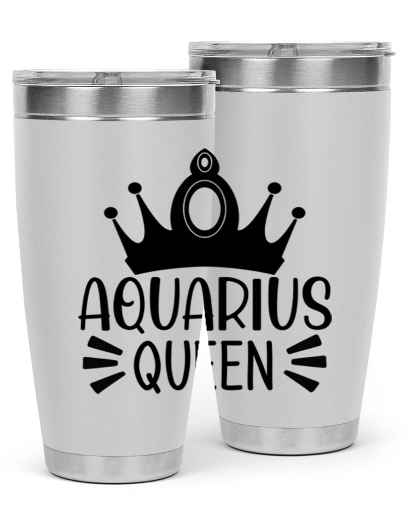 Aquarius queen 73#- zodiac- Tumbler