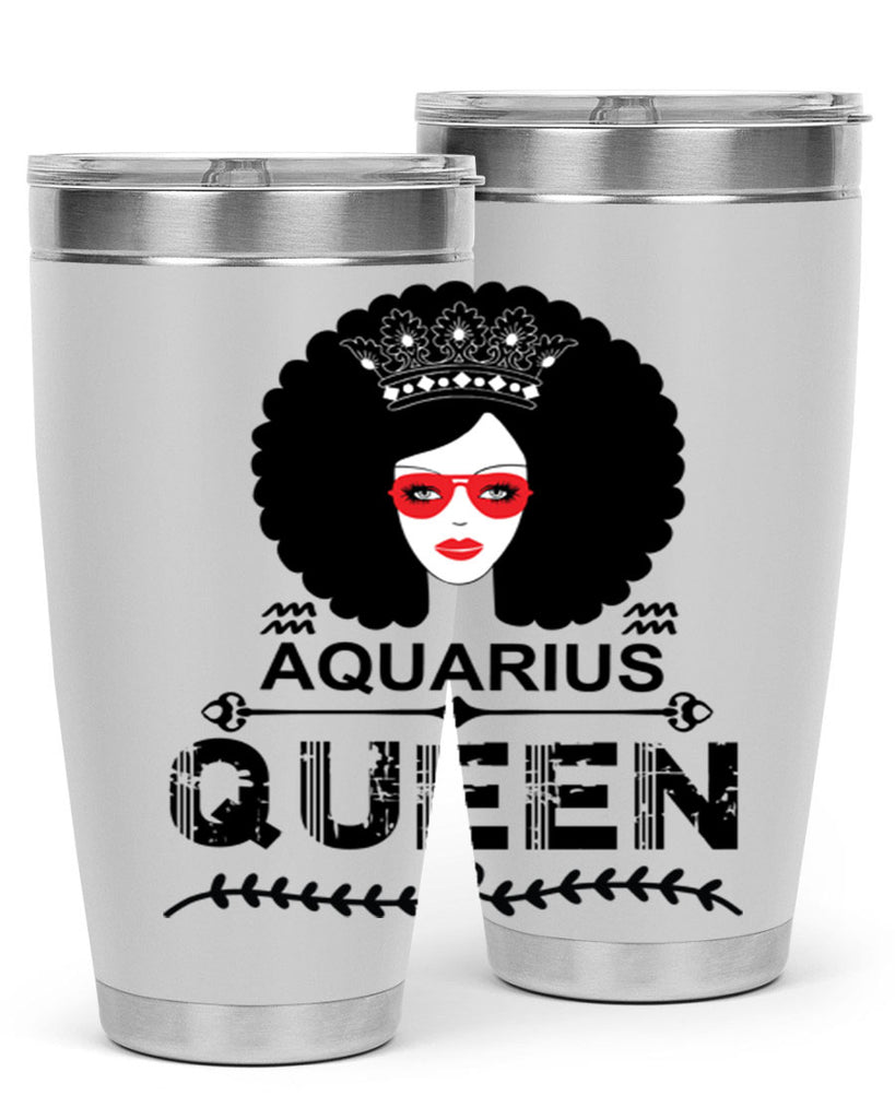 Aquarius queen 75#- zodiac- Tumbler