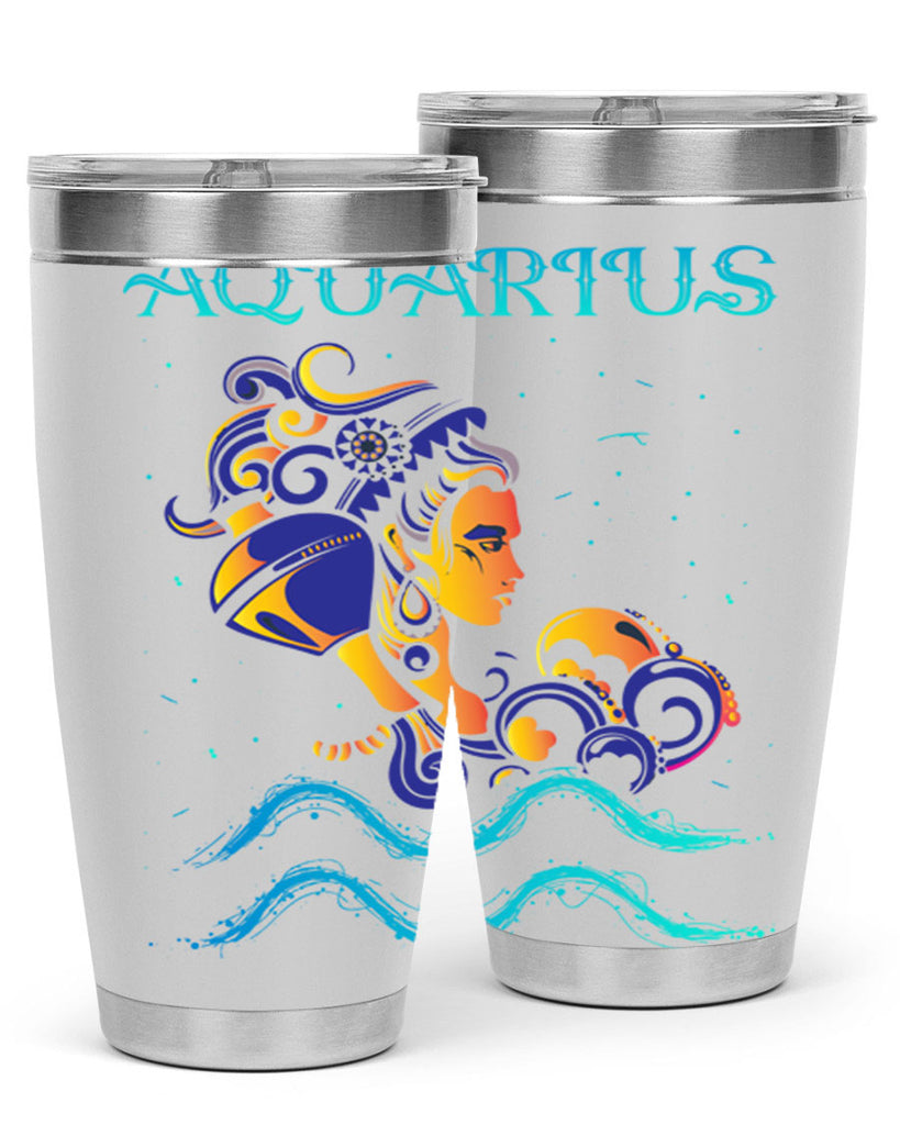 AquariusZodiac 76#- zodiac- Tumbler