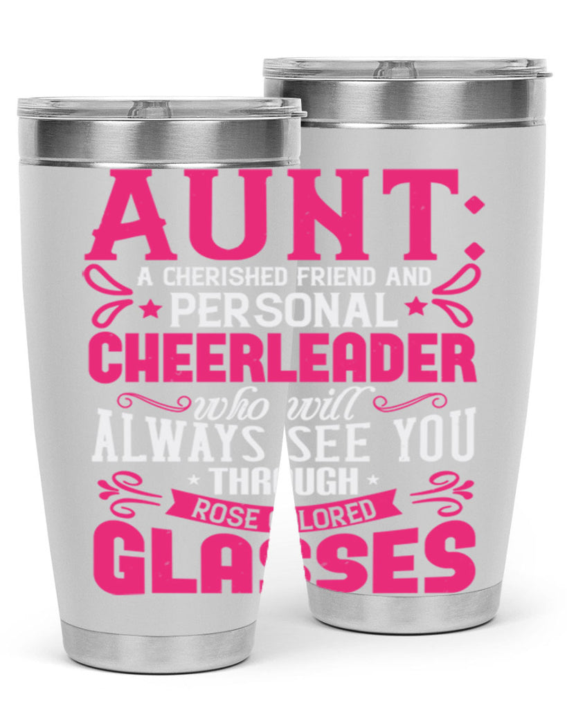 Aunt A cherished friend and personal cheerleader Style 70#- aunt- Tumbler