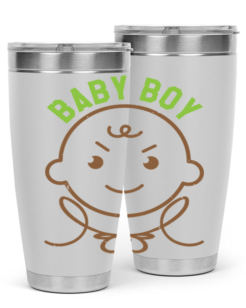 Baby Boy Style 4#- baby shower- tumbler