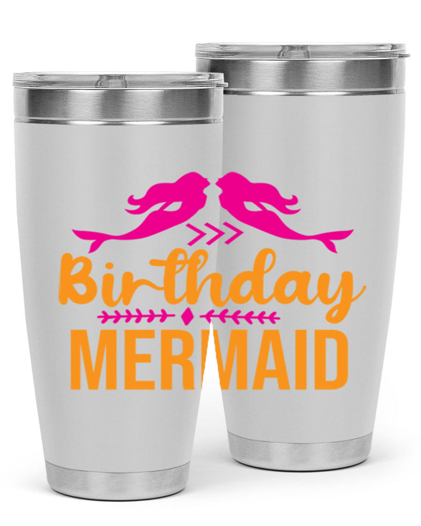 Birthday Mermaid 69#- mermaid- Tumbler