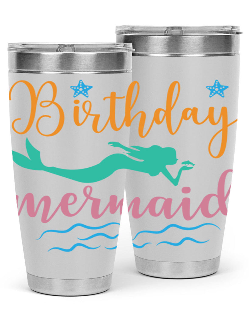 Birthday Mermaid Design 79#- mermaid- Tumbler
