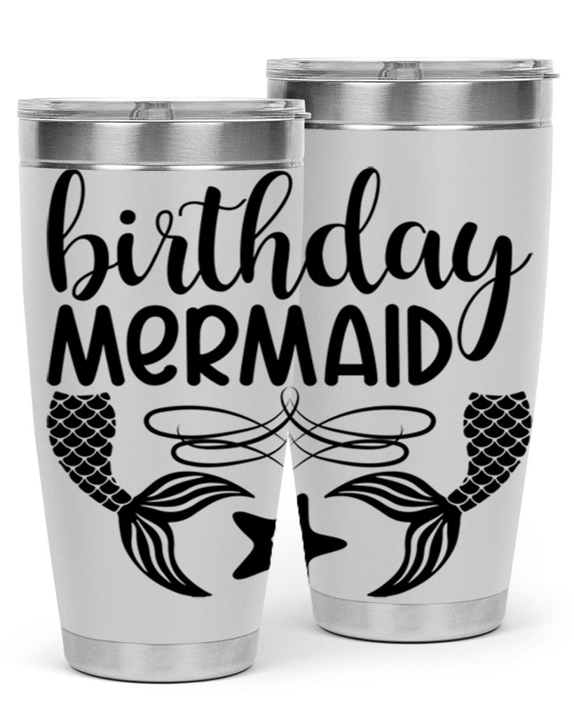 Birthday mermaid 76#- mermaid- Tumbler