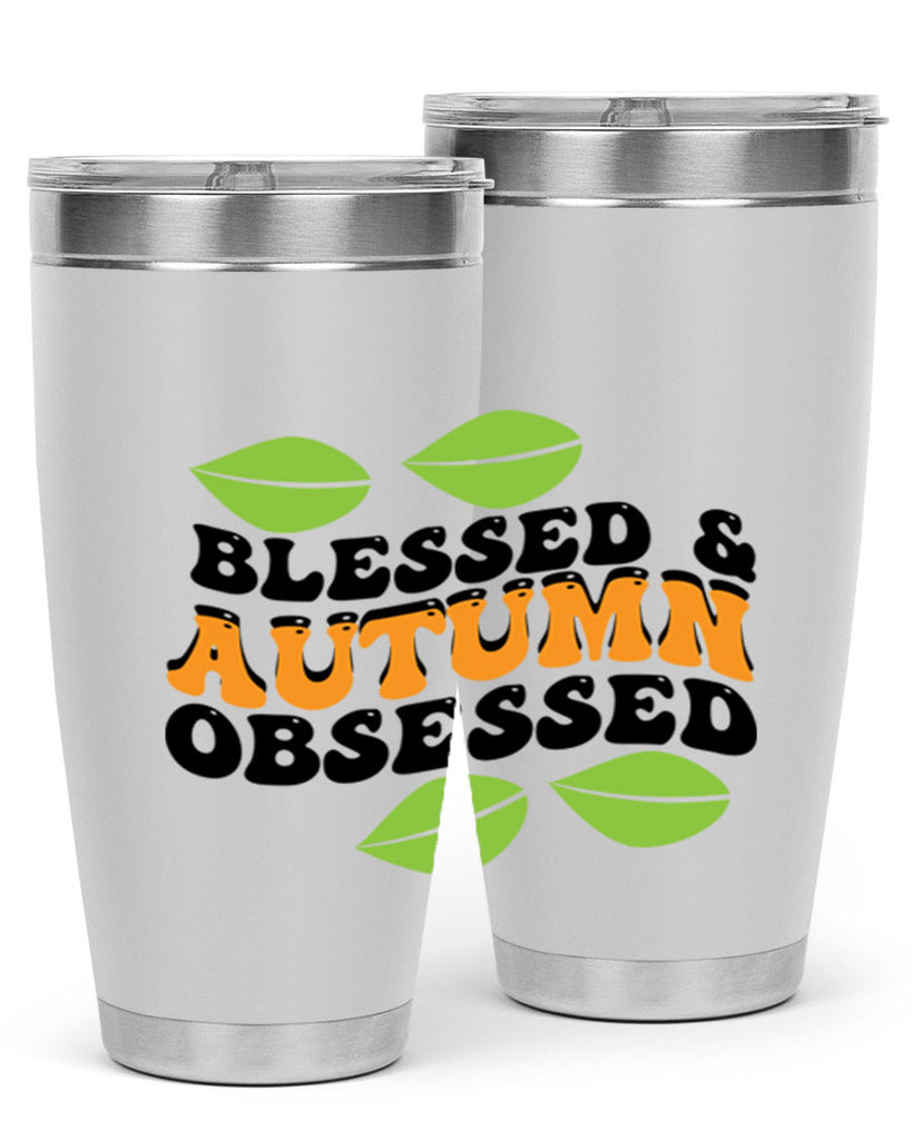 Blessed Autumn Obsessed 48#- fall- Tumbler