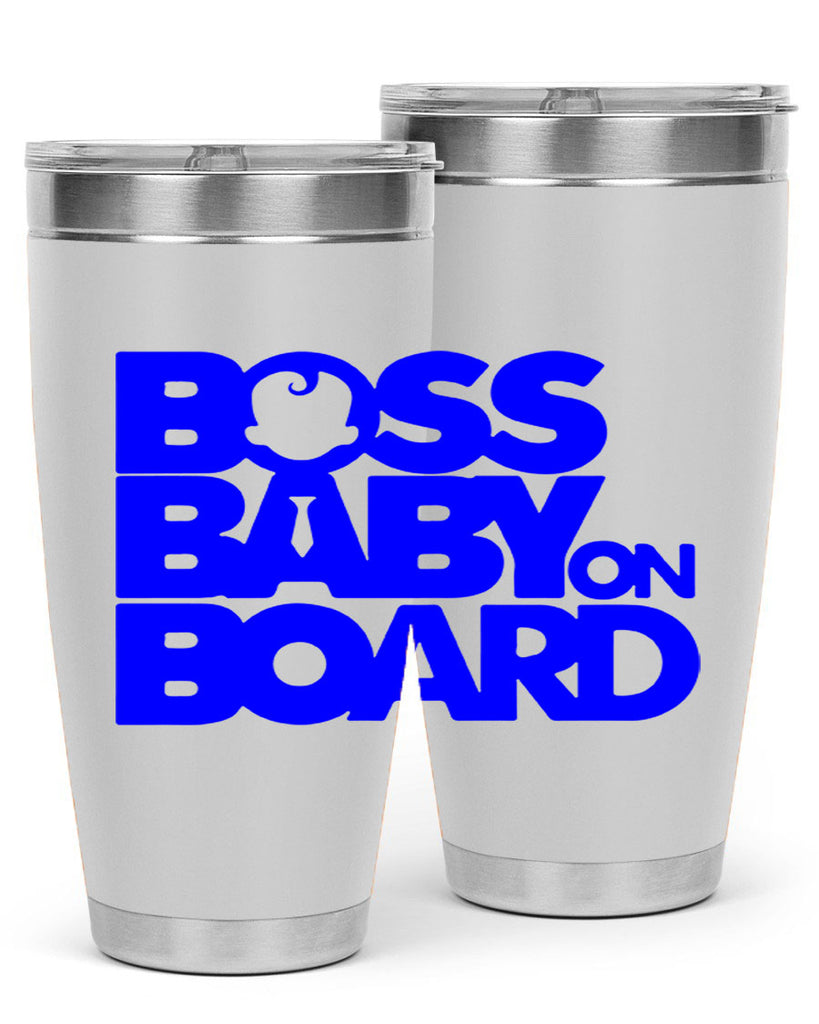 Boss Baby On Board 2#- black words phrases- Cotton Tank