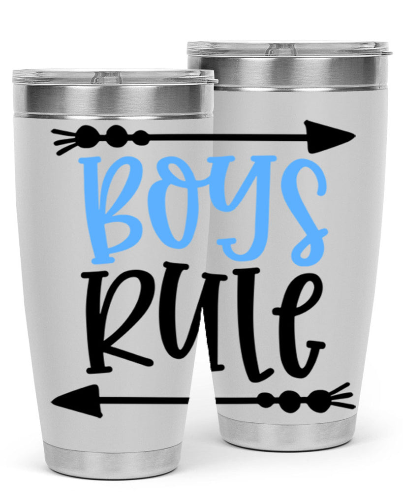 Boys Rule Style 108#- baby- tumbler