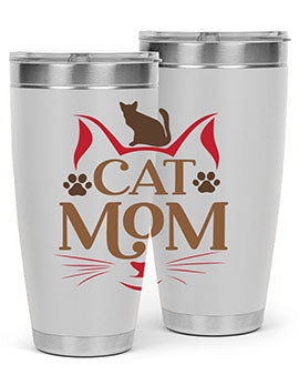 Cat Mom Style 6#- cat- Tumbler