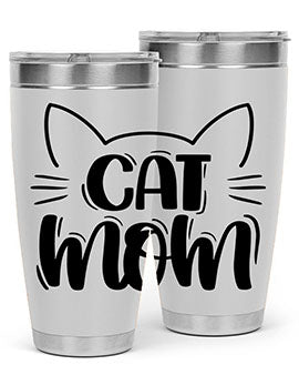 Cat Mom Style 85#- cat- Tumbler