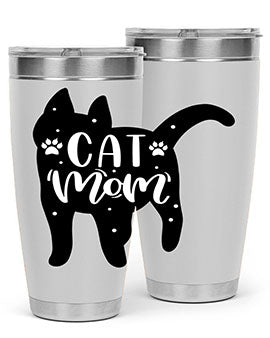 Cat Mom Style 86#- cat- Tumbler